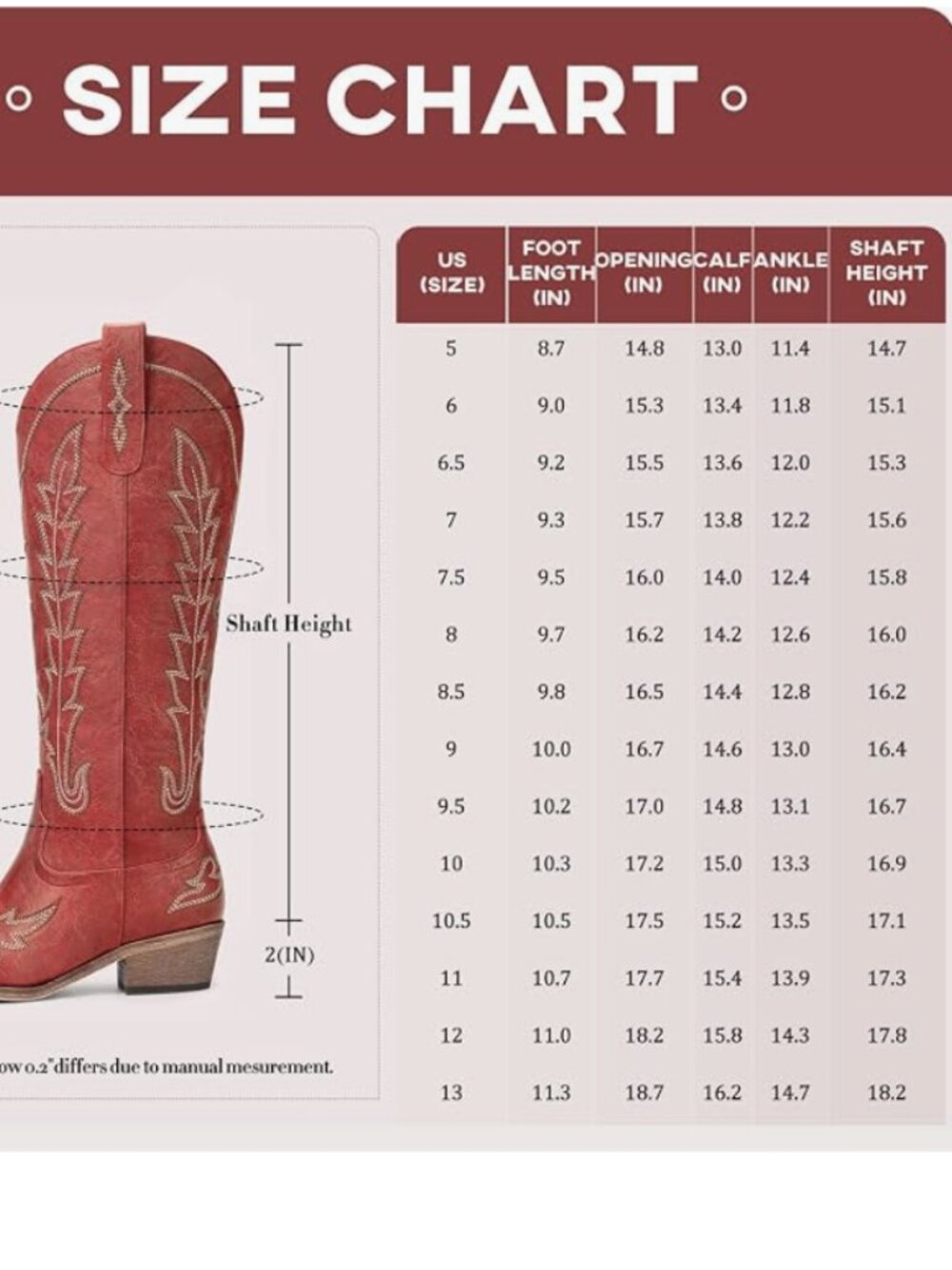 Rivalran Red Tall Western Cowgirl Boots **Price is Firm** Sz 9 - Picture 8 of 8
